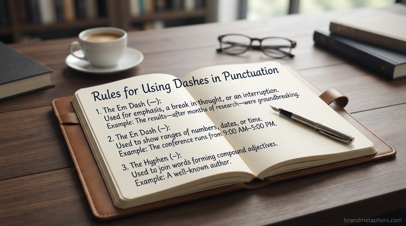 Rules for Using Dashes in Punctuation