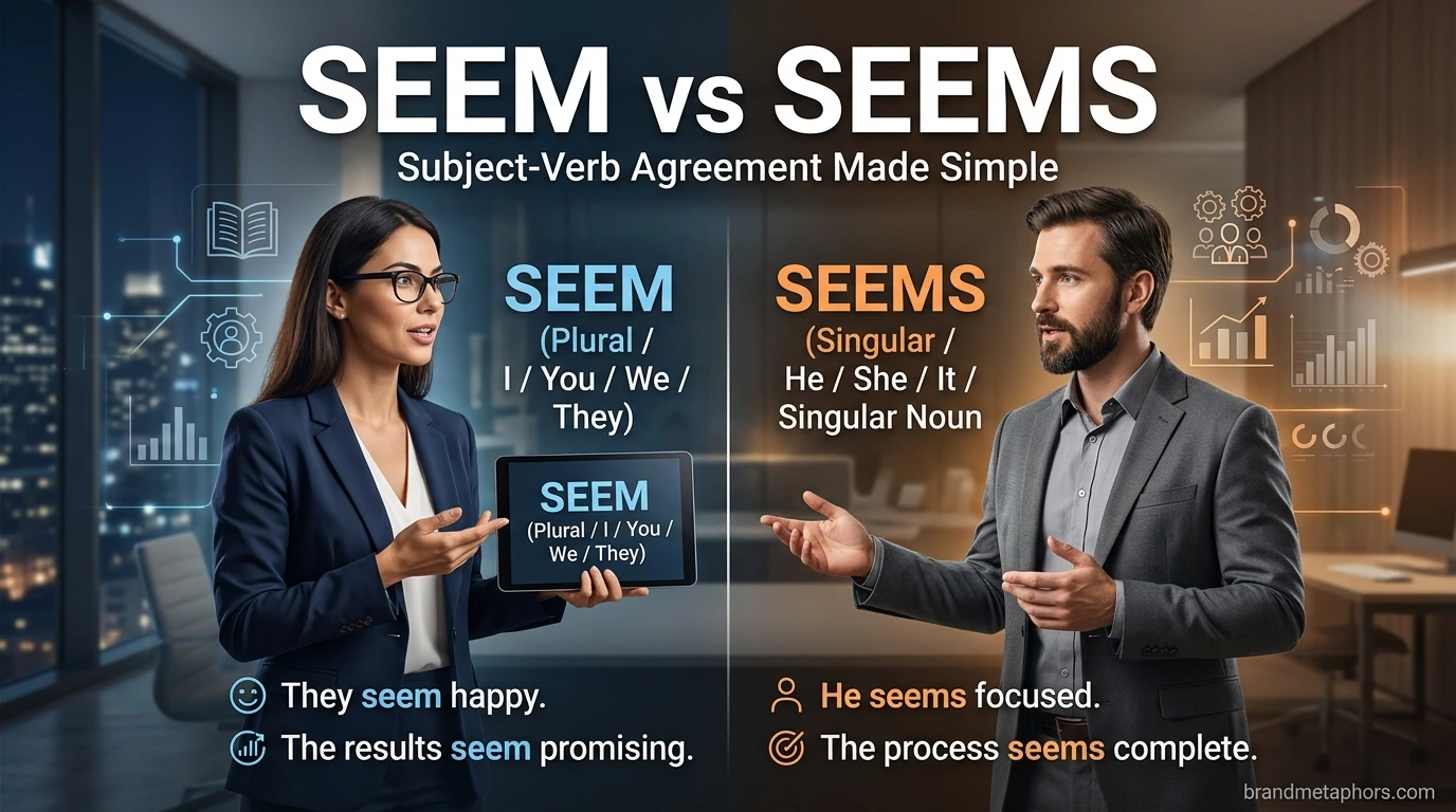 Seem vs Seems