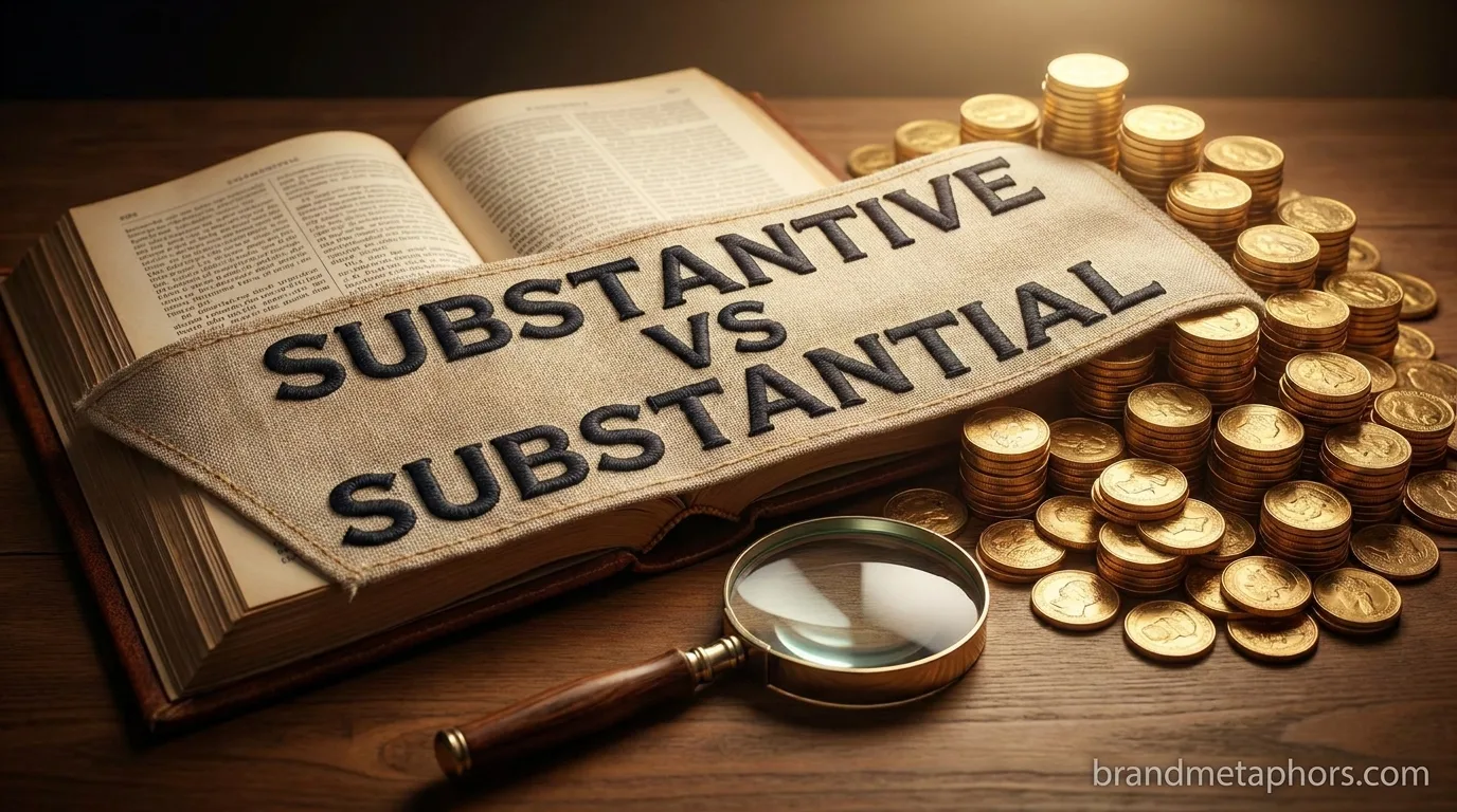 Substantive vs Substantial
