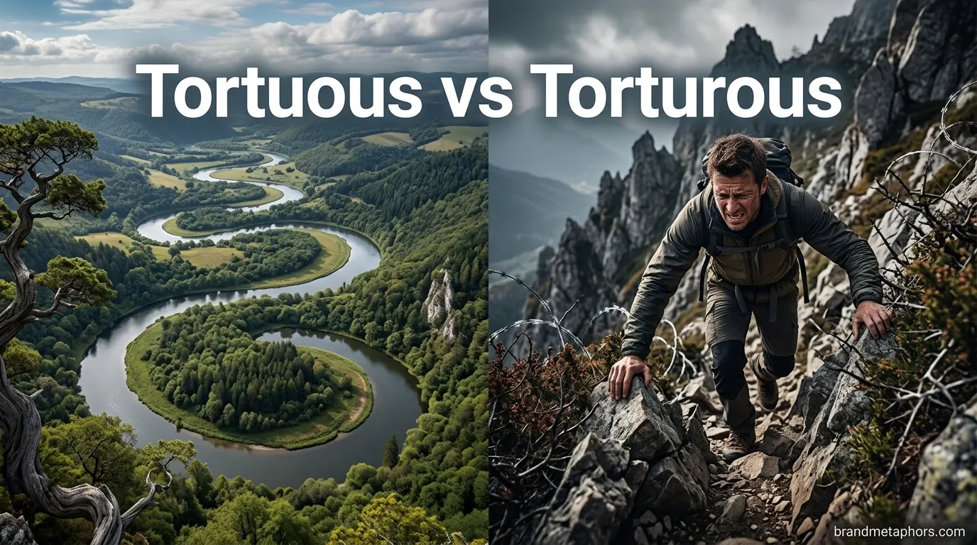 Tortuous vs Torturous