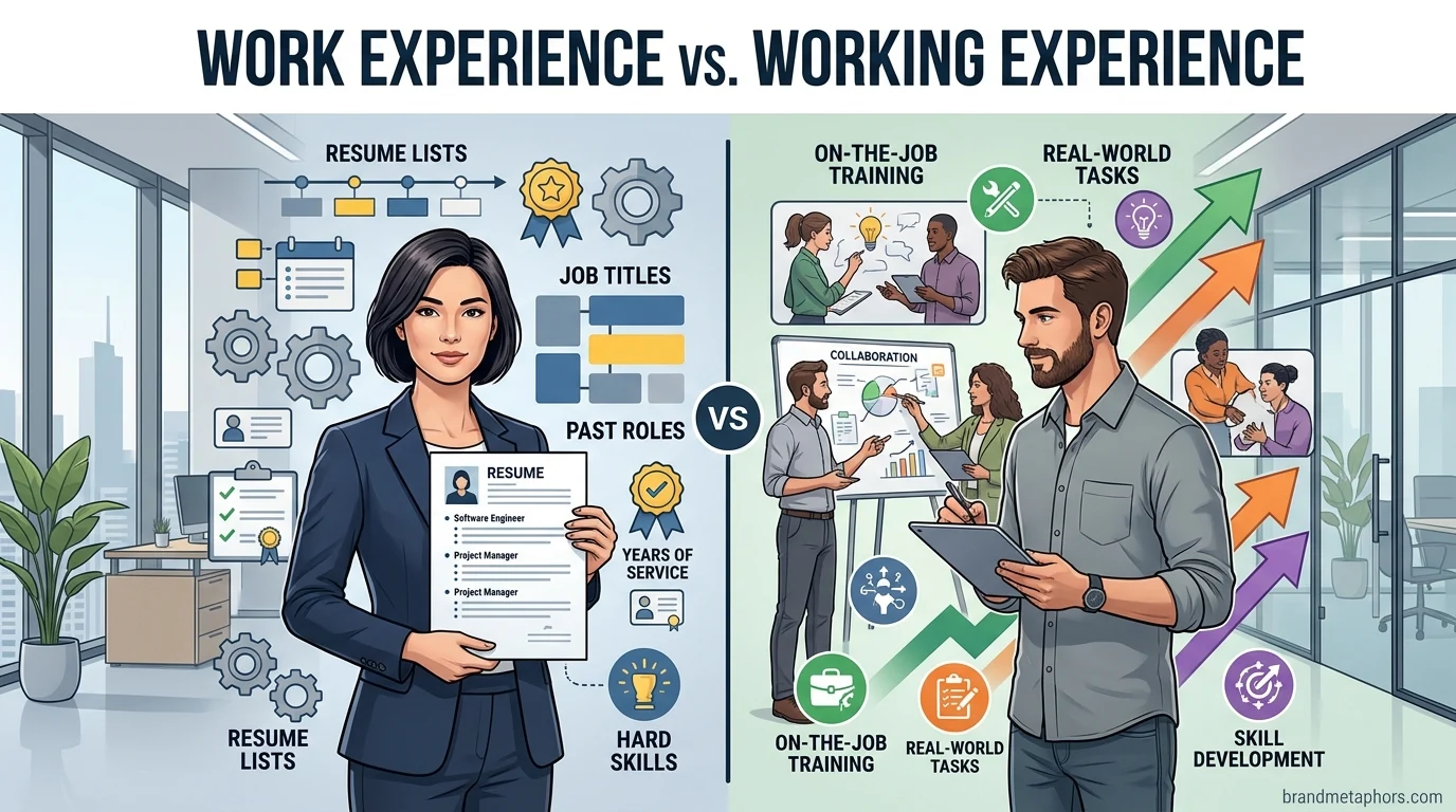 Work Experience vs Working Experience