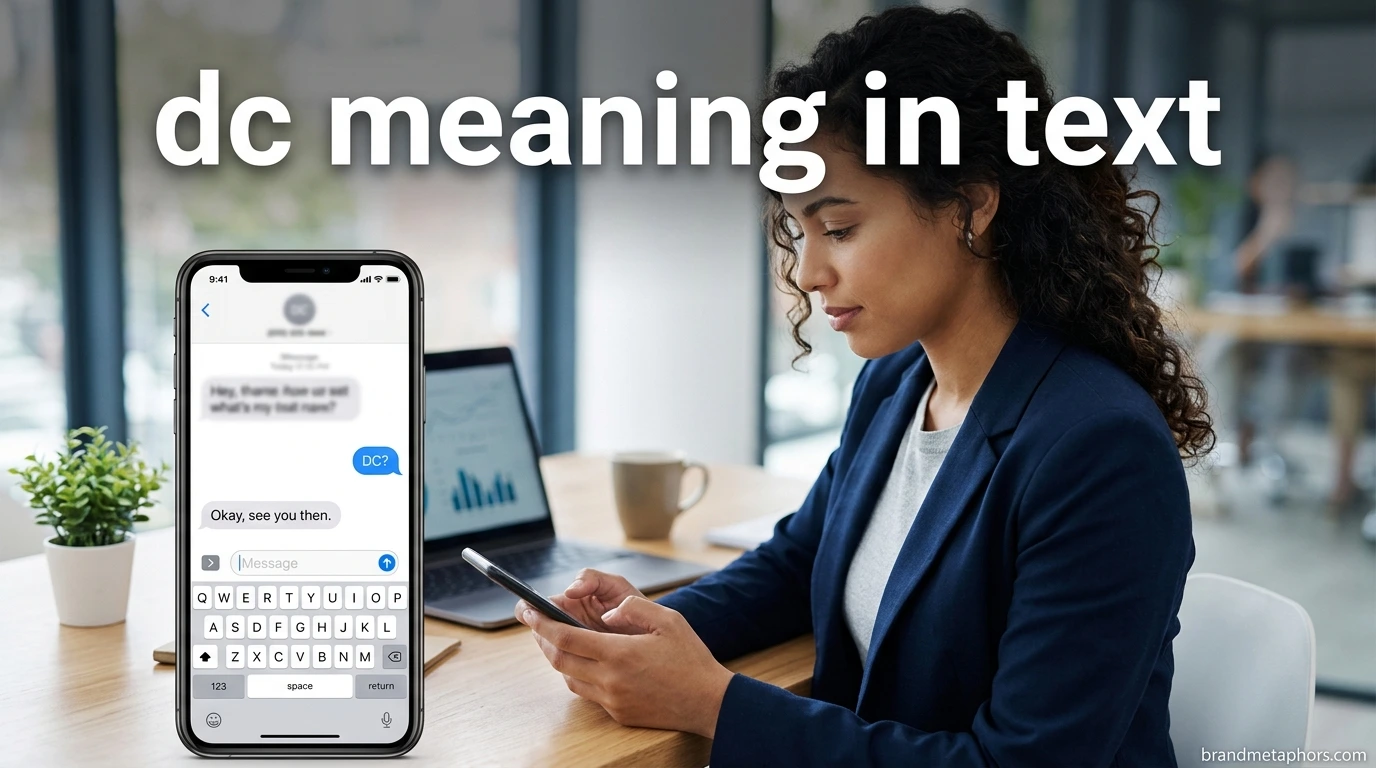 dc meaning in text