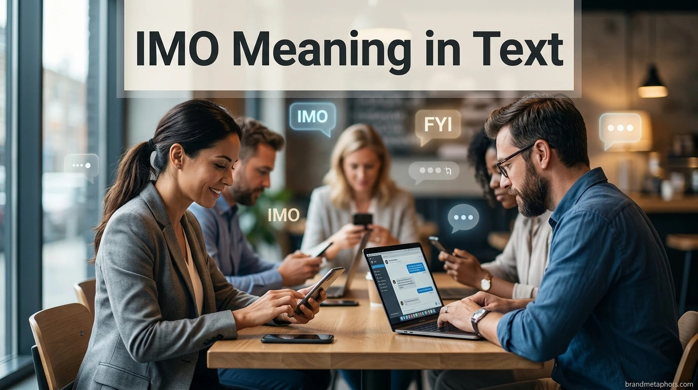 IMO Meaning in Text