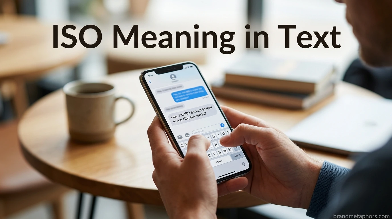 ISO Meaning in Text