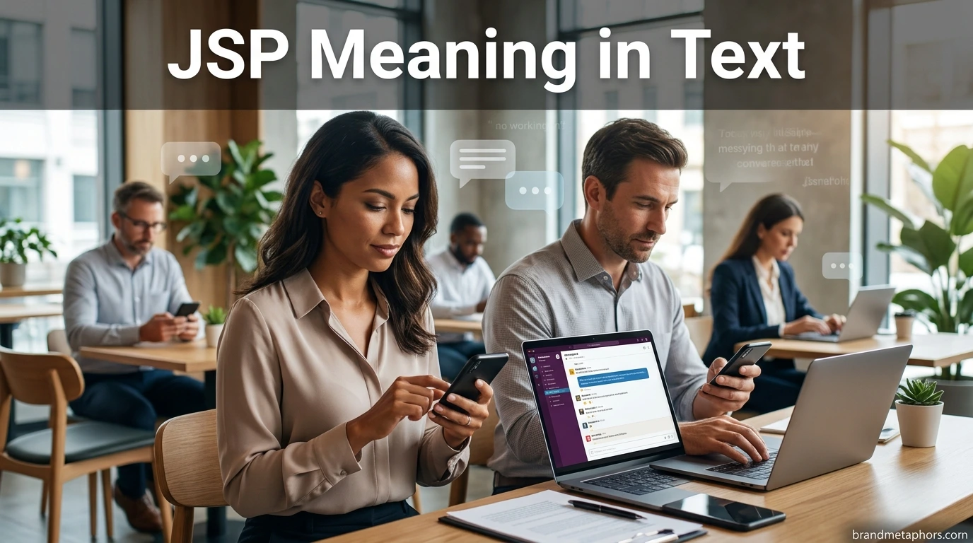 JSP Meaning in Text
