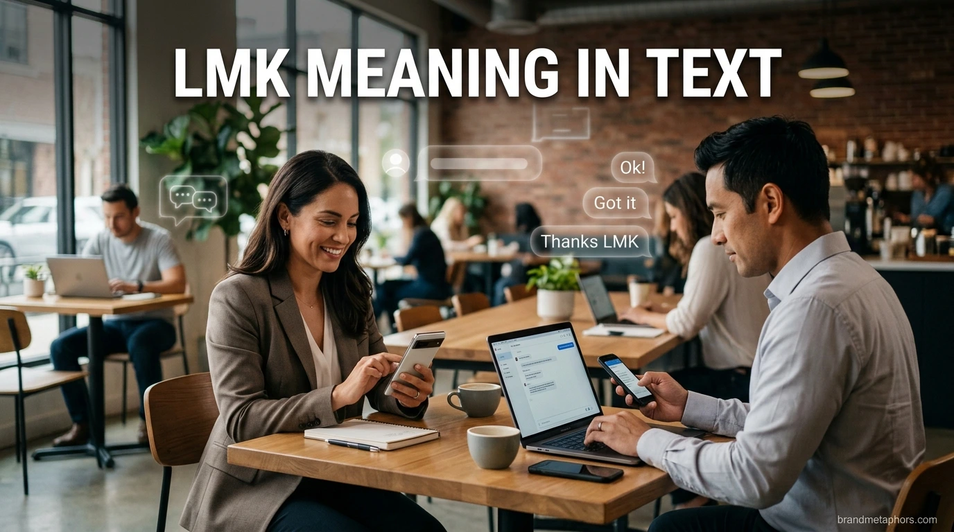 LMK Meaning in Text