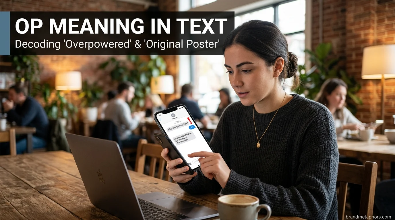 OP Meaning in Text