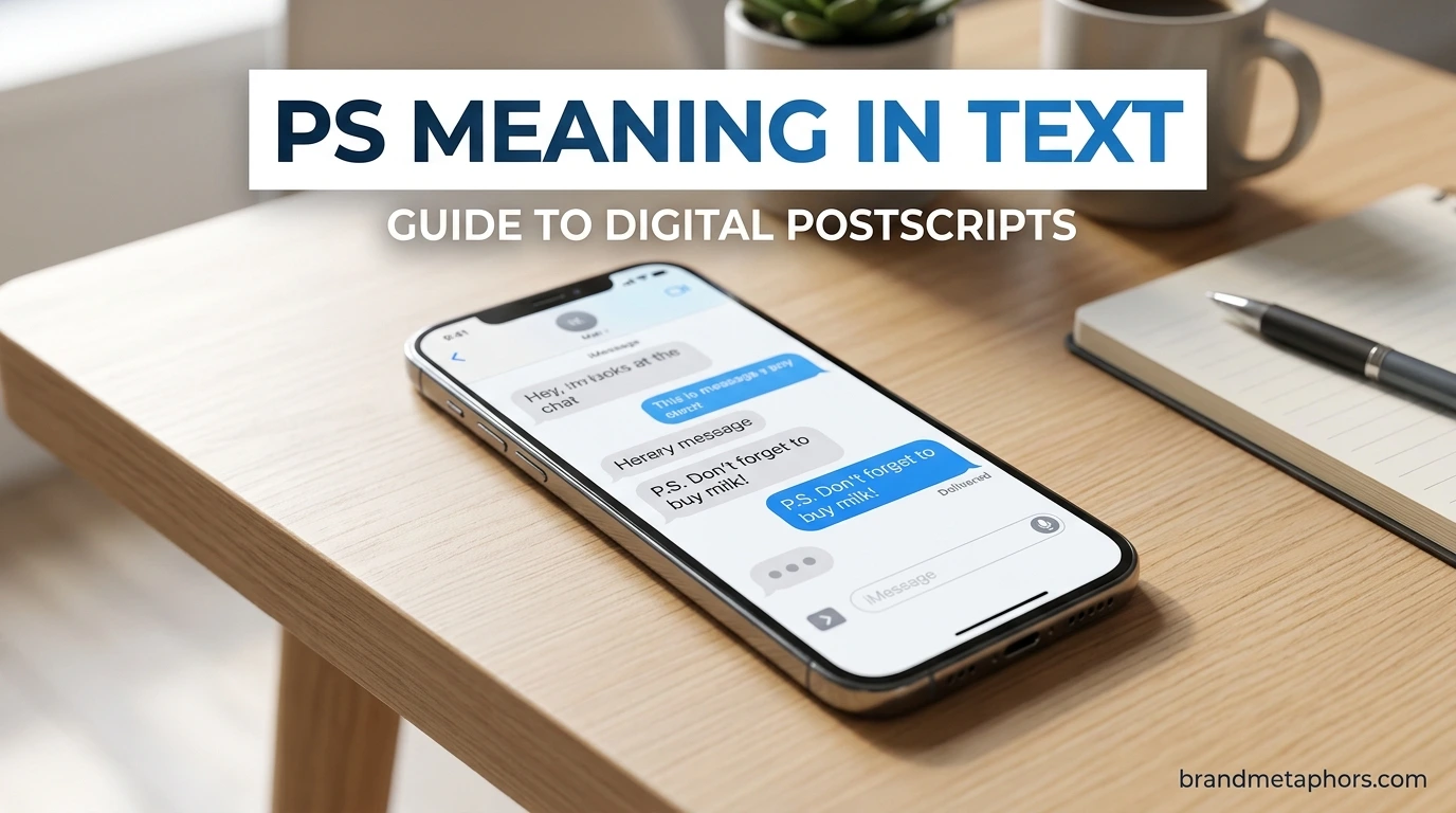 PS Meaning in Text