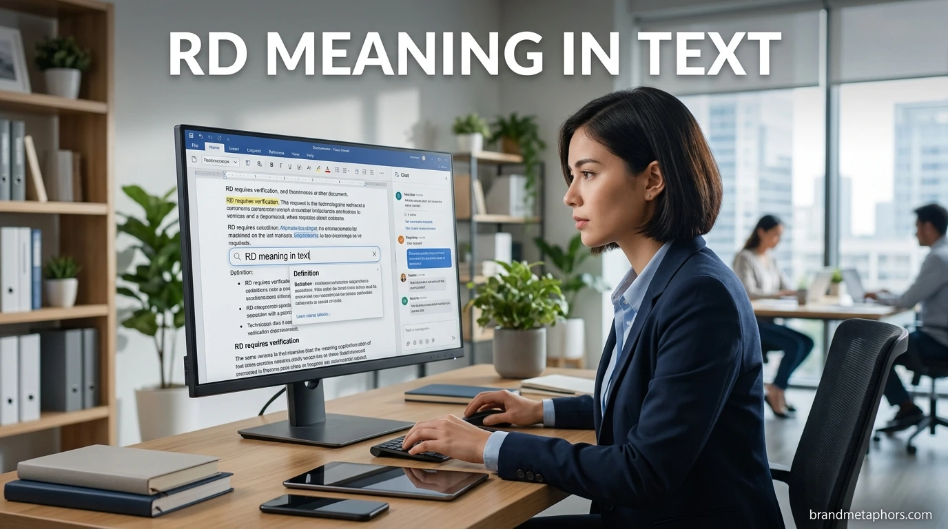 RD Meaning in Text