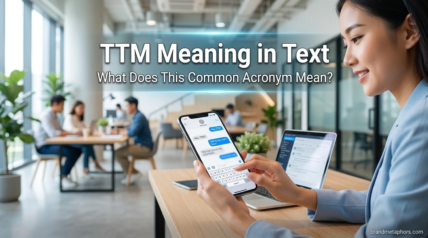 TTM Meaning in Text