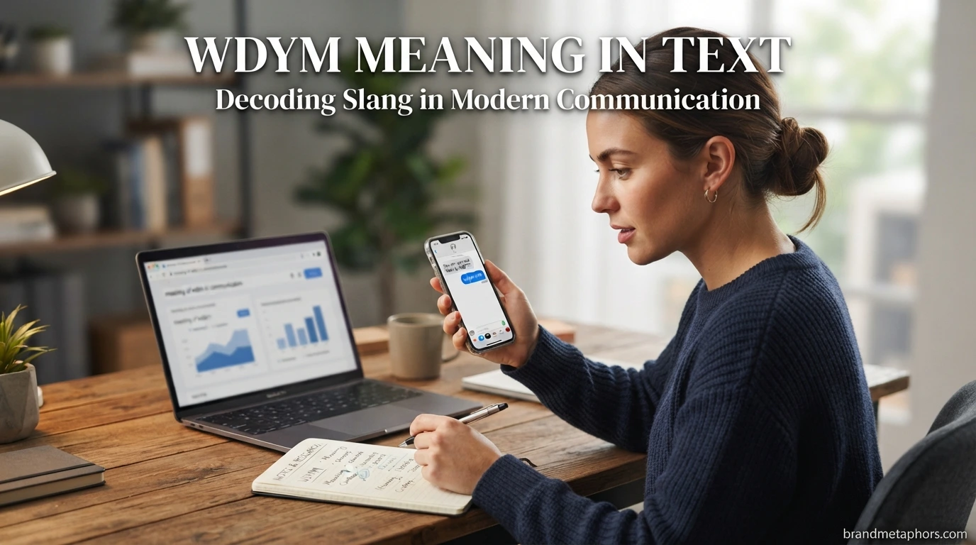 wdym meaning in text